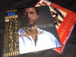 セール！Empress Valley ★ Eric Clapton - ハートに火をつけろ「Into The Fire Definitive Edition」2CD+DVD/Bonus 2CD赤紙ジャケ