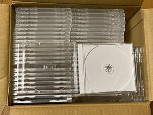 【大量/同梱不可】CD用 空ケース 透明&白トレー 140枚以上セット　新品同様品