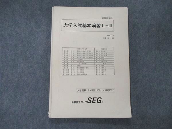 SEG 数学 文系