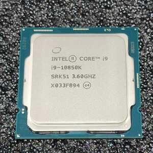 CPU Intel Core i9 10850K 3.6GHz 10コア20スレッド CometLake PCパーツ インテル 動作確認済み