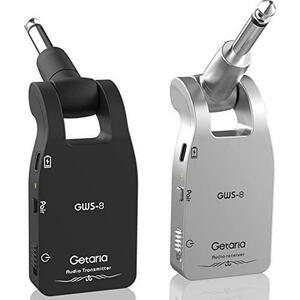 GWS-8 Getaria GWS-8 ギターワイヤレスシステム 送受信機 280°回転 1対多 USB-C充電式 トランスミッター＆レシーバー エレクトリックギタ