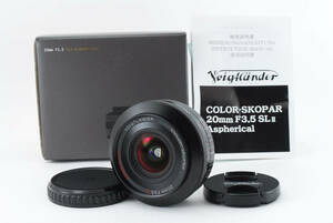 フォクトレンダー VOIGTLANDER COLOR-SKOPAR 20mm F3.5 SL II N ASPHERICAL Canon EF キャノン用 [美品] #1135257