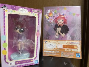一番くじ五等分の花嫁 最高の休日 ニ乃 フィギュア&クリアファイルセット
