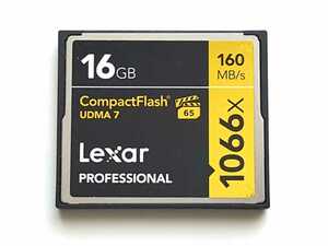 【現品限り】☆美品☆ CFカード 16GB 1066x レキサー プロフェッショナル Lexar Professional コンパクトフラッシュ CompactFlash Card
