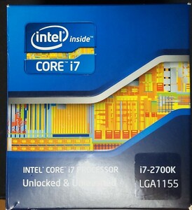 CPU Intel Core i7 2700K BOX★ LGA1155 4コア8スレッド Sandy Bridge 第2世代