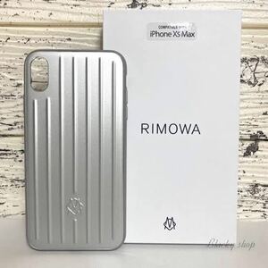 RIMOWA iPhone XS Max リモア スマホケース 未使用品 正規品 シルバー 無料匿名配送♪