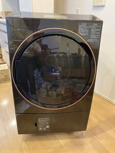超美品/TOSHIBA/東芝/ZABOON/ザブーン/ドラム式洗濯乾燥機/2021年製/TW-127X9L/0201f