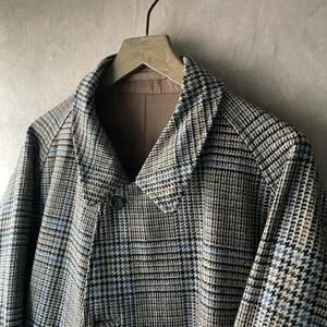 【一枚袖】バーバリー コート イングランド製 リバーシブルコート ビンテージ 
