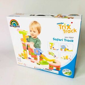 【知育玩具】ワンダーワールド Trix Track Safari スロープ 木製