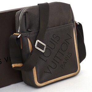 【極美品】 ルイヴィトン Louis Vuitton ダミエ ジェアン シタダン テール ショルダーバッグ 斜め掛け メンズ 1円 定価約12万 E0477