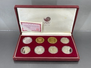 オリンピック記念硬貨 1988年ソウルオリンピック 韓国記念硬貨貨幣セット(2000ウォン×3/1000ウォン×3) 現状品