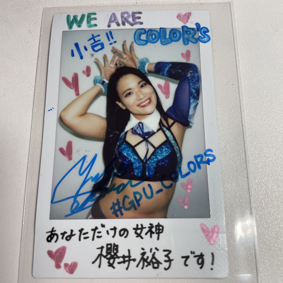 bbm 女子プロレス サイン チェキ