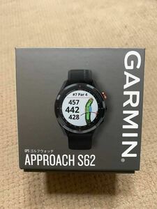 美品 GARMIN Approach S62 ゴルフウォッチ スマートウォッチ ガーミン GPSゴルフナビ ガーミンアプローチBLACK 黒 