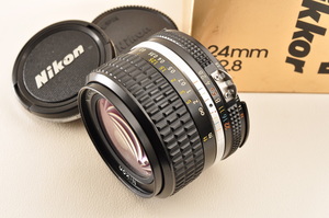 Nikon Ai-S NIKKOR 24mm F2.8 Ais ニコン ニッコール MFレンズ　箱付　H123