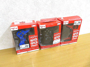 Answer Nintendo Switch /PC USBコントローラー ProLite 「ANS-SW052」3個セット