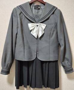 コスプレ用衣装の制服、セーラー服　サイズ大きめ和歌山北高校フルセット（前開き、170A、美品）