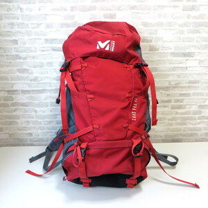 MILLET SAAS FEE 40+5 バックパック ザック リュック 登山 ハイキング トレッキング 赤 大きめ Mサイズ レッド サースフェー 鞄 W7579☆