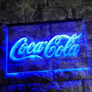 No.LE113 送料無料 コカ・コーラ LED ネオン 看板 coca-cola ランプ ライト 照明 インテリア ディスプレイ 雑貨