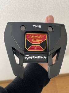 【送料無料】【美品】【未使用】テーラーメイド スパイダー GT ブラック TM2 パター スチールシャフト 【33インチ】日本正規品