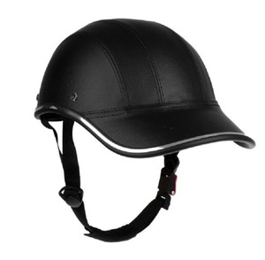 【ブラック】自転車用 ヘルメット 野球帽タイプ サイクリング バイク ヘルメット ロードバイク 調整可能 ユニセックス 