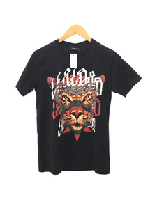 MARCELO BURLON COUNTY OF MILAN◆Tシャツ/XS/コットン/BLK/tiger