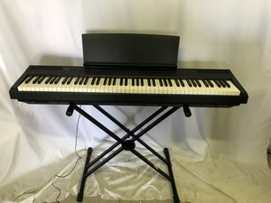 YAMAHA 88鍵 電子ピアノ DIGITAL PIANO P-105 スタンド付き　2014年製 MT