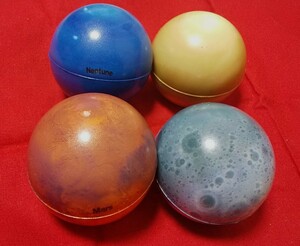 月 金星 火星 海王星 ボール ４つセット おもちゃ 星 gasumaru