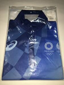 即決 送料無料 新品未使用 東京オリンピック2020 ポロシャツ XLサイズ ボランティア ユニフォーム アシックス パラリンピック TOKYO2020