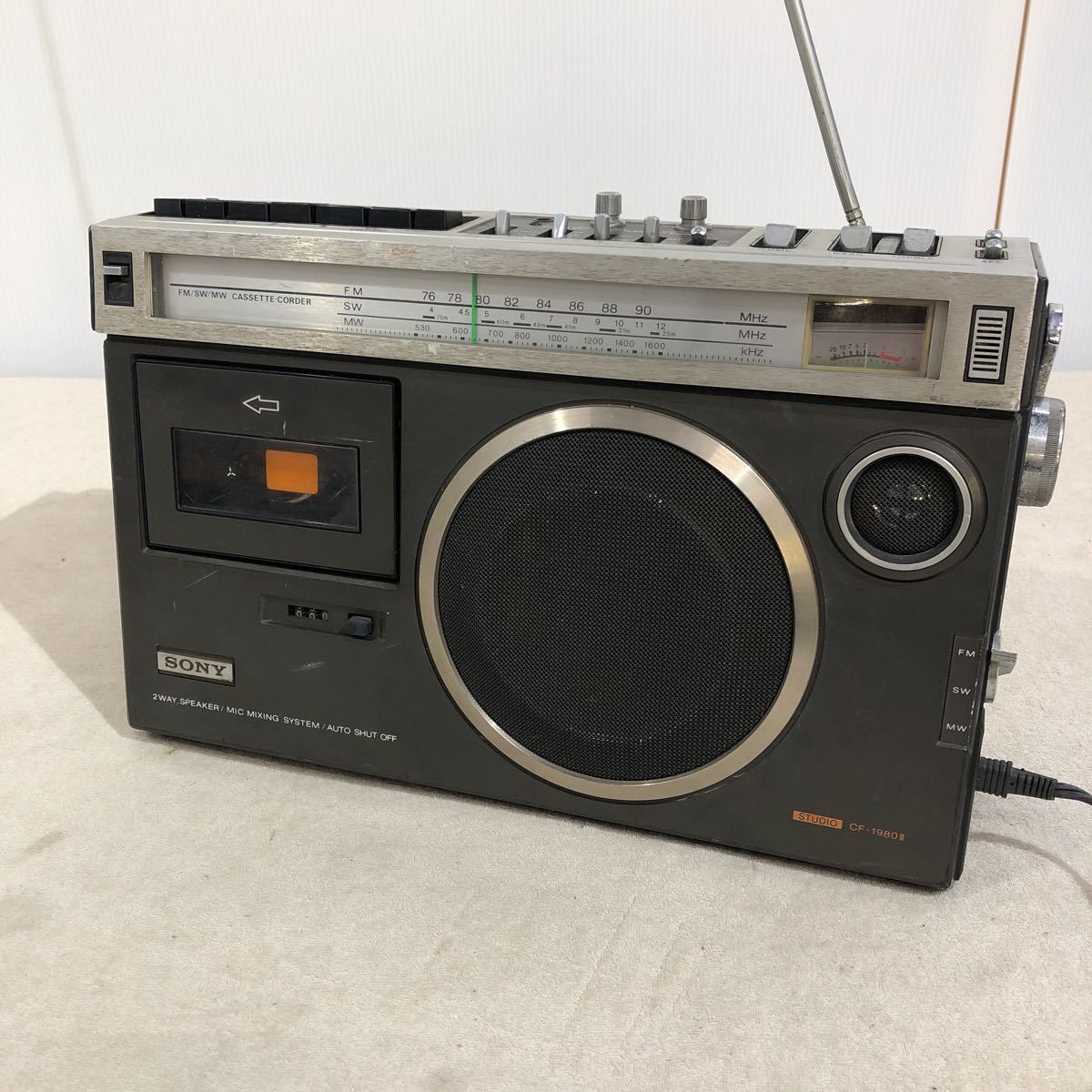 レア昭和レトロ SONY CF−1790B ラジカセ