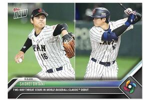 大谷翔平 Shohei Ohtani - 2023 World Baseball Classic TOPPS NOW Card 8 ①