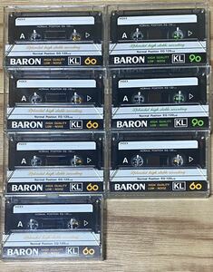 希少カセットテープ　BARON KL90 2本　KL60 5本