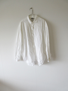 KristenseN DU NORD / クリステンセンドゥノルド コットンストレッチロングシャツ 1 OFF WHITE * 長袖 ブラウス レディース