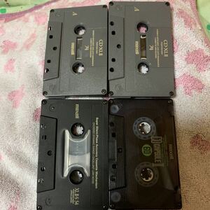 中古カセットテープmaxellハイポジション4本