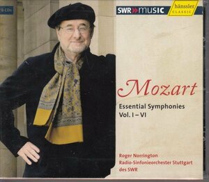 【廃盤!音質改善】ノリントン/シュトゥットガルト　’07・08年　Mozart: Essential Symphonies Vol.1-Vol.6　Hansslerの超名盤