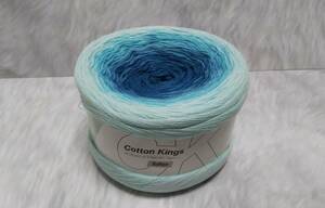 輸入　毛糸　hobbii　Sultan　スルタン　コットン100％　200g×1個　800ｍ　Aquamarine　アクアマリン　デンマーク　海外