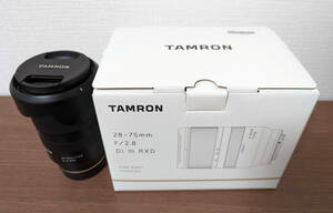 【即決】タムロン（TAMRON） 28-75mm F/2.8 Di III RXD ソニーEマウント用（Model A036）SONY 1円スタート
