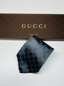 1円 スタートGUCCI 美品 ネクタイ グッチ イタリア製 卒業式 入学式 ストライプ 式典 ロゴ GG プレゼント マイクロ 総柄