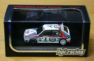 ■絶版品■【hpi-racing】1/43 ランチア デルタ HF インテグラーレ (#4) 1992 モンテカルロ優勝 マルティニ