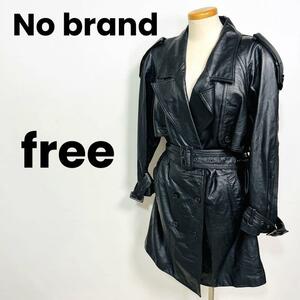 No brand ノーブランド　レディース　牛革　レザージャケット　free