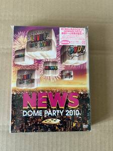 新品未開封★送料無料 NEWS DOME PARTY 2010 LIVE! LIVE! LIVE! DVD! [初回限定盤]　在庫処分　ニュース