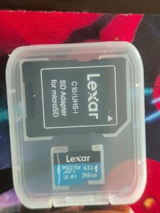 Lexar マイクロSD カード micro SD card 256GB メモリーカード