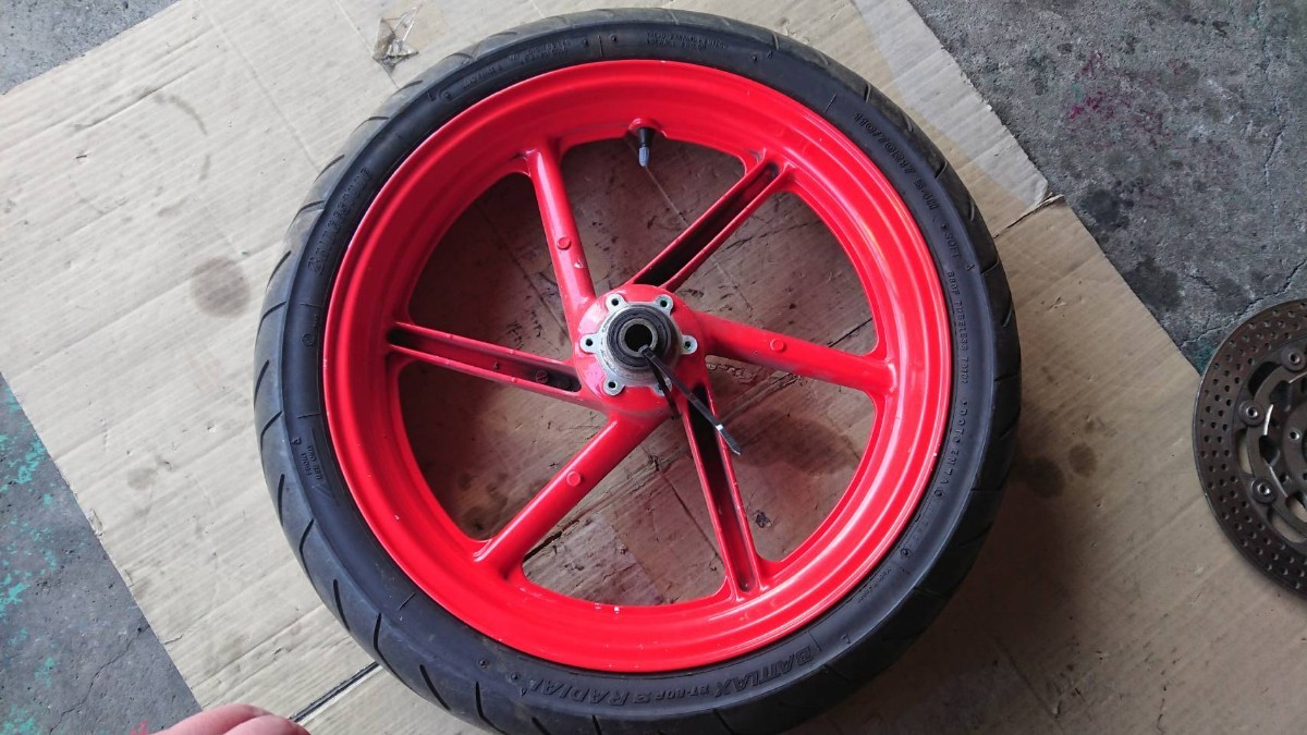 NSR250R RK フロントマグホイール 3.5J 17インチ】