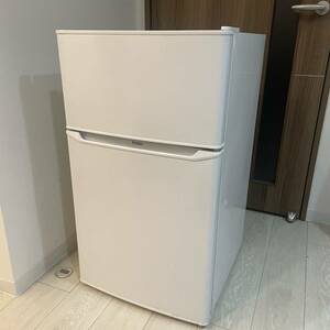 Haier ハイアール 85L 2ドア冷蔵庫 ホワイト 右開きJR-N85C 冷凍冷蔵庫 一人暮らし　2019年製　