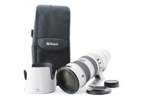 ケース付 ★極上美品★ Nikon ニコン AF-S VR Zoom-Nikkor 70-200mm 2.8G IF-ED ライトグレー (2580)