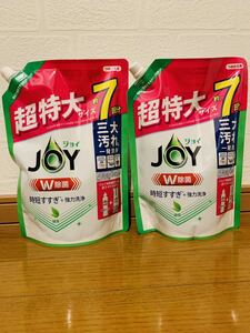 JOY ジョイ　W除菌　910ml 2袋　緑茶　食器用洗剤