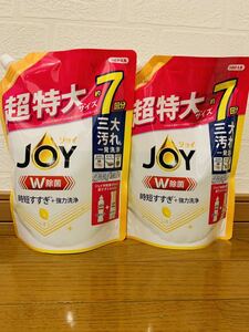JOY ジョイ　W除菌　910ml 2袋　レモン　食器用洗剤
