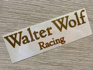 ウォルターウルフ　Walter Wolf　Racing カッティングステッカー　20㎝