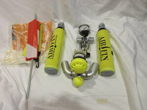 開封品 簡易潜水器具 エンドー AIR FIN　エアーフィンアドバンズドセット　中古品