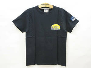 フェローズ 半袖 Tシャツ PHERROWS 金属メーカー 袖ワッペン 21S-PT3 S.ブラック (M) 多少汚れあり 50%オフ (半額) 送料無料 即決 新品