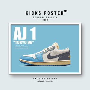 AJ1L エアジョーダン1ロー 東京 トーキョー 96 Air Jordan 1 Tokyo 96 スニーカーポスター 送料無料 AJ1-L59